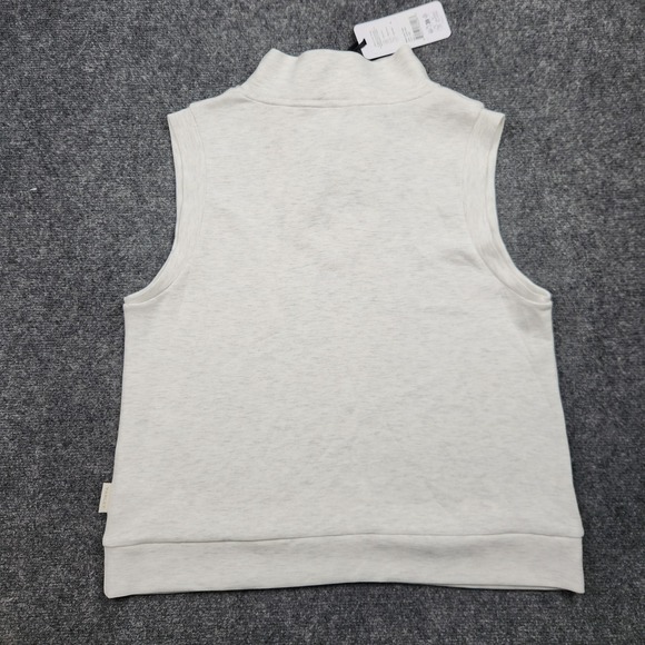 Varley Ellen Cowl Tank Top Womens Large White DoubleSoft Lightweight Knit - Picture 6 of 10
